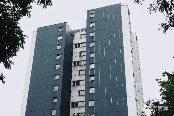 高清摄影 现代建筑与自然交织