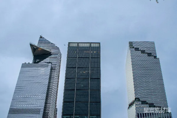 高清摄影 现代摩天大楼的壮丽景色