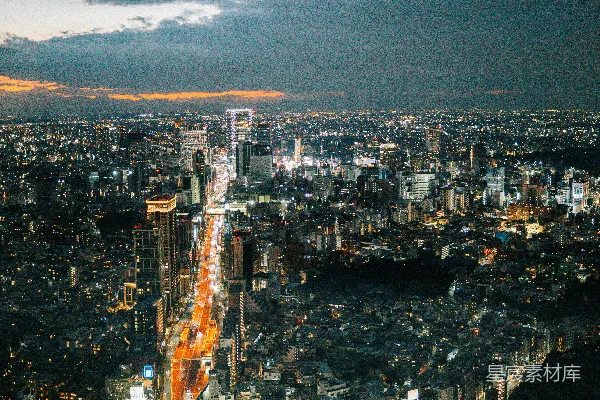 高清摄影 东京夜景俯瞰