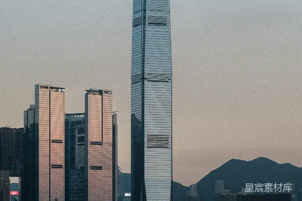 高清摄影 香港天际线的壮丽景色