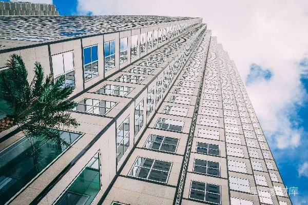 高清摄影 现代高楼俯视图
