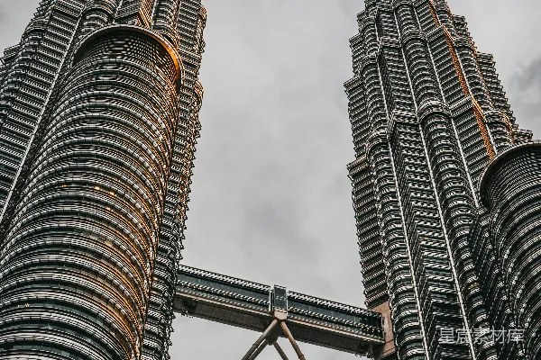 高清摄影 双子塔的壮丽景象