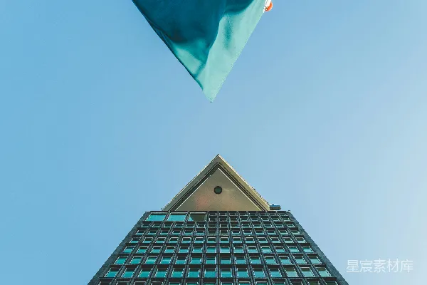 高清摄影 仰望天空的建筑