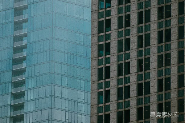 高清摄影 现代城市建筑对比