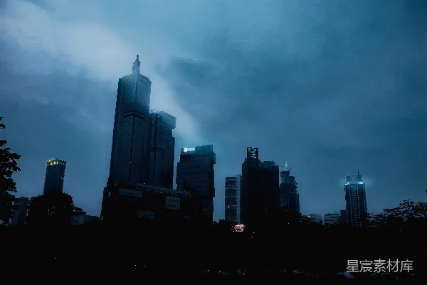 高清摄影 雾中高楼