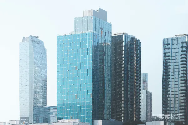 高清摄影 现代都市高楼林立