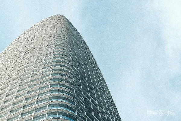 高清摄影 摩天大楼下的蓝天