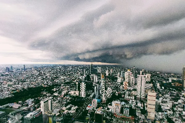 高清摄影 城市风暴