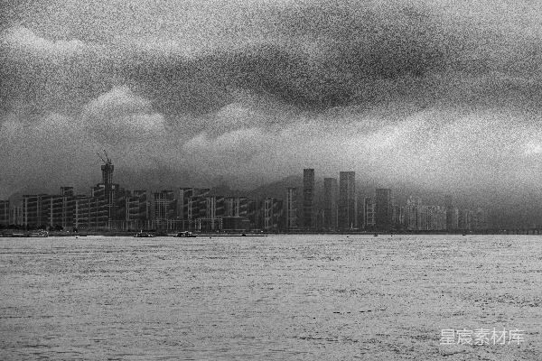 高清摄影 城市雨后景象