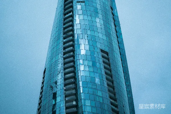 高清摄影 现代玻璃幕墙高层建筑