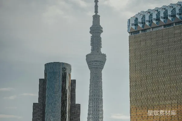 高清摄影 东京晴空塔与摩天大楼