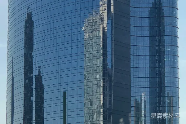 高清摄影 现代都市的玻璃幕墙建筑