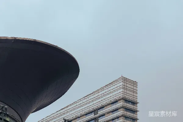高清摄影 现代建筑的对比与和谐