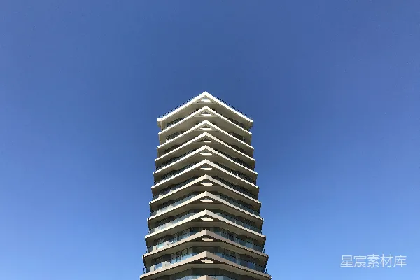 高清摄影 现代建筑与蓝天