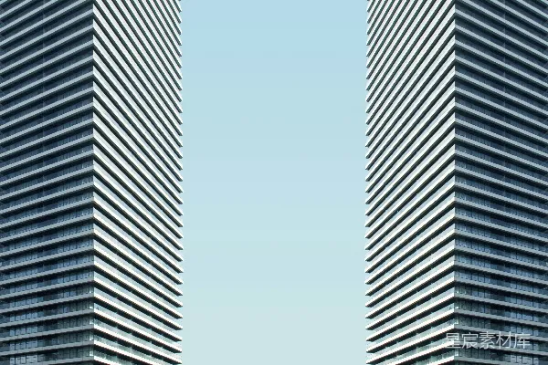 高清摄影 现代建筑对称构图