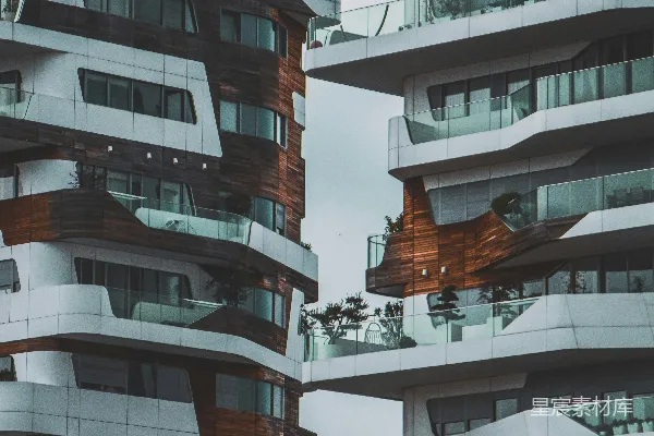 高清摄影 现代建筑的错落之美