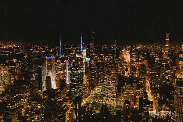 高清摄影 夜幕下的都市风光