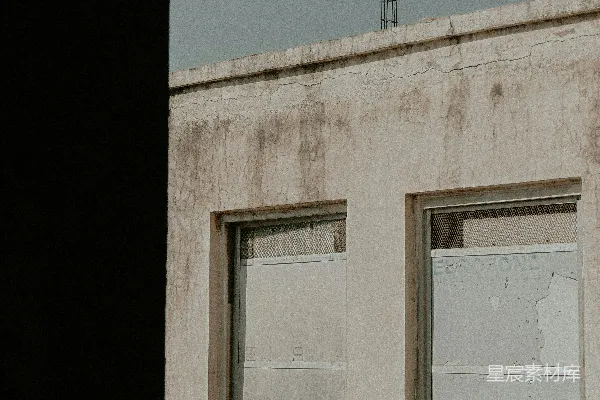 高清摄影 旧建筑的窗户