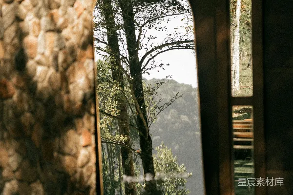 高清摄影 镜中风景：自然与建筑的和谐
