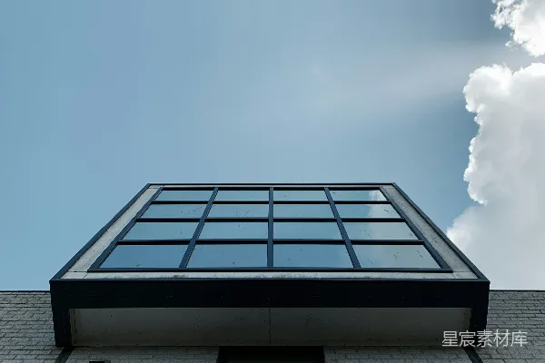 高清摄影 现代建筑的天空视角