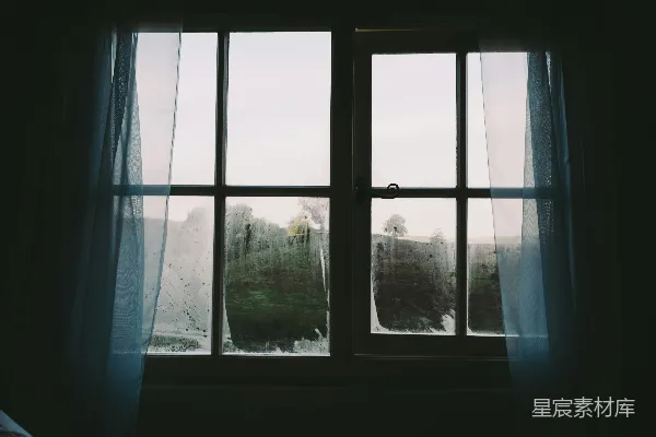 高清摄影 窗外的宁静晨光