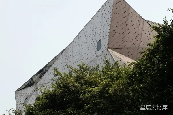 高清摄影 现代建筑与自然的和谐之美