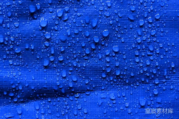 高清摄影 蓝色雨滴纹理背景