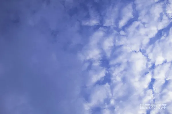 高清摄影 蓝天白云的宁静天空