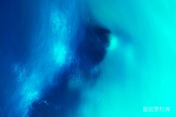 高清摄影 深邃的蓝色海洋
