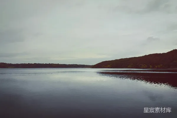 高清摄影 湖畔宁静的黄昏