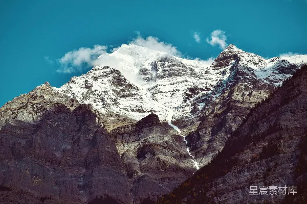 高清摄影 雪山峻岭