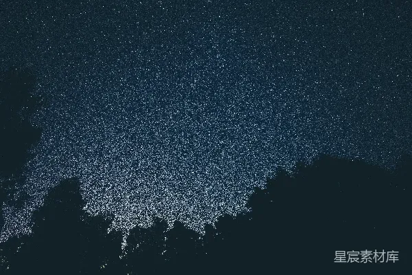 高清摄影 星空下的神秘大陆