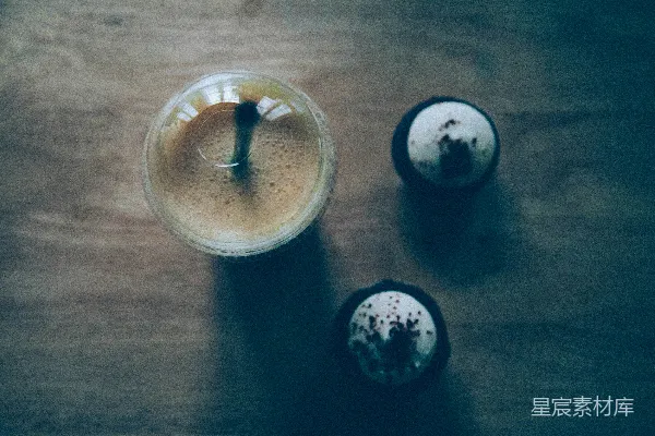 高清摄影 咖啡与甜点的静谧时光