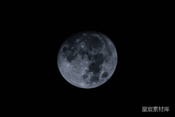 高清摄影 夜空中的满月