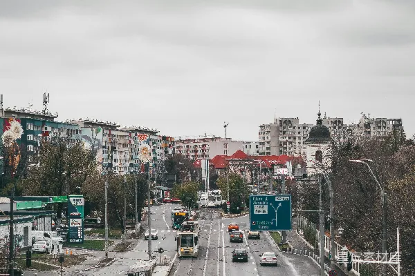 高清摄影 城市街道视角