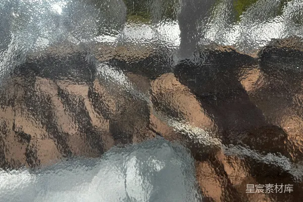 高清摄影 冰封的窗户：冬季景象