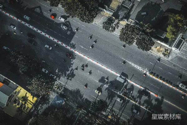 高清摄影 城市街景航拍