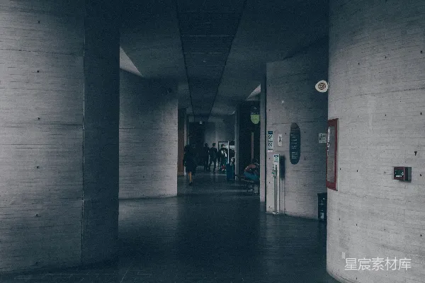 高清摄影 现代简约建筑走廊
