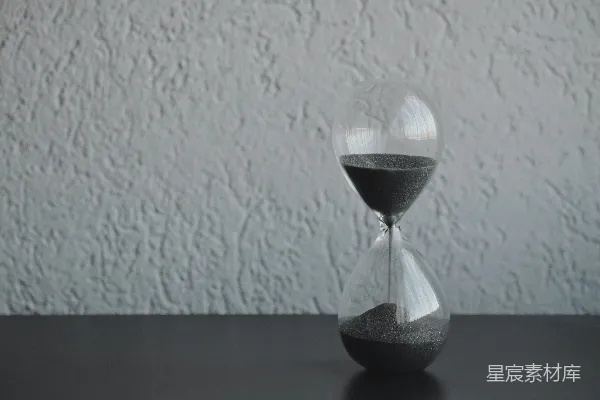 高清摄影 沙漏：时间的流逝