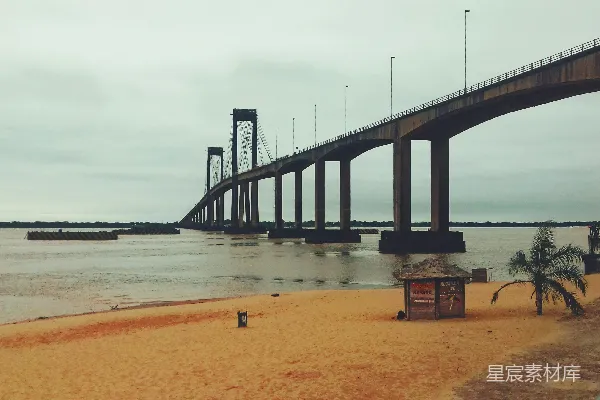 高清摄影 河流上的桥梁