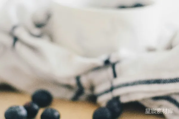 高清摄影 蓝莓与咖啡的宁静时光