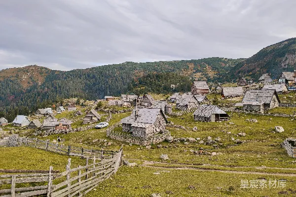 高清摄影 山村景色