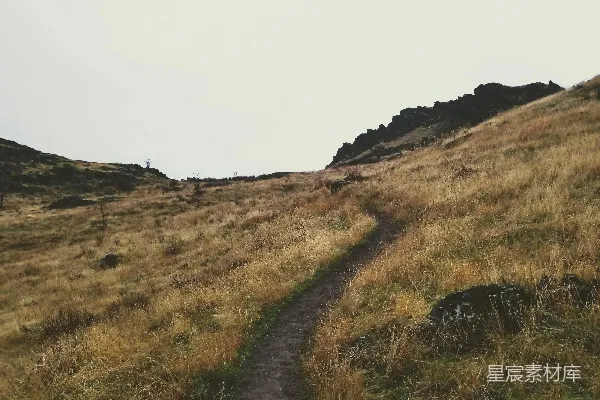 高清摄影 山间小径