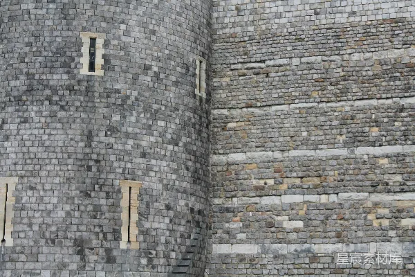 高清摄影 古堡石墙纹理