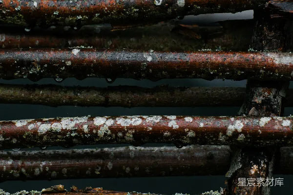 高清摄影 风雨侵蚀的木栅栏