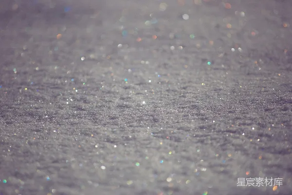 高清摄影 阳光下的雪花