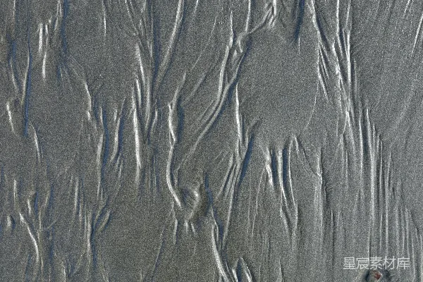 高清摄影 沙滩上的水流纹理