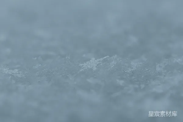 高清摄影 雪花的微距特写