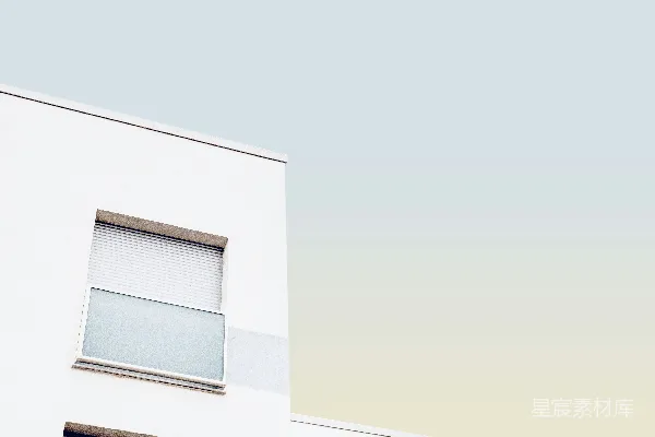 高清摄影 现代建筑与渐变天空