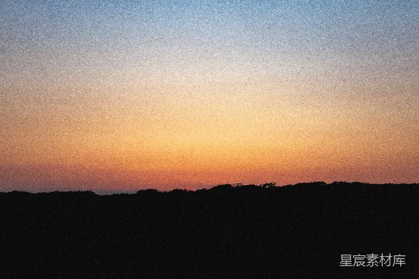高清摄影 日落时的宁静山景